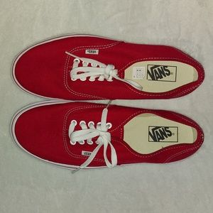 Vans-New, Men's 11, Red